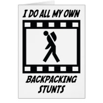 Backpacking Stunts Cards