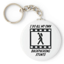 Backpacking Stunts Keychains