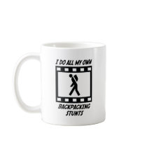 Backpacking Stunts mugs