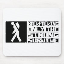 Backpacking Survive Mouse Pads