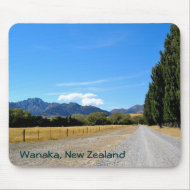 Backroad in Wanaka, New Zealand mousepad
