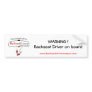 Backseat Driver on board Bumper Sticker
