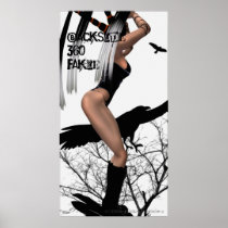 Backside 360 Fakie, by Cienega Soon Poster