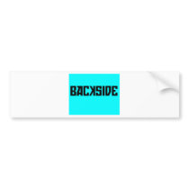 Backside Logo Bumper Stickers