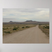Backside of Rabbit Ear Mountain Poster