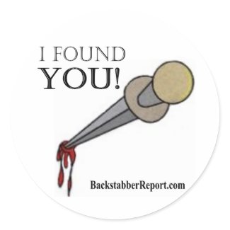Order Stickers Backstabber Stickers sticker