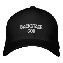 Backstage God Embroidered Hat