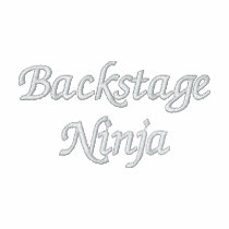 Backstage Ninja Embroidered Polo embroidered shirts