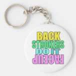 Backstrokers do it face up keychains