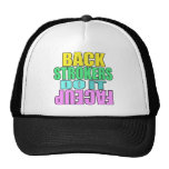 Backstrokers do it face up mesh hat
