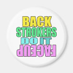 Backstrokers do it face up refrigerator magnets