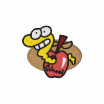BackToSchoolDays_Apple & Worm embroidered shirts by eric BackToSchoolDays_Apple & Worm embroidered shirts