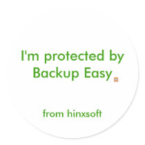 Backup Easy stickers by hinxsoft Backup Easy stickers