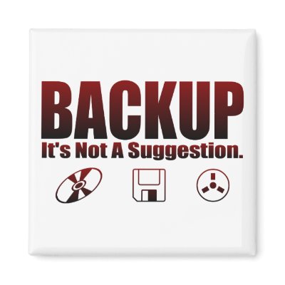 Backup! Refrigerator Magnets by nakedzealot