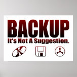 Backup! Poster