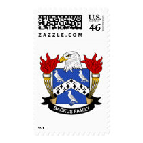 Backus Family Crest stamps