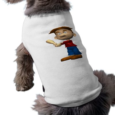 Backyard Baseball Pet Tee Shirt by SportsArena