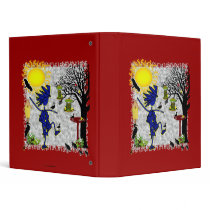 Backyard Birding Vinyl Binder