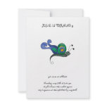 Backyard Buggies · Blue & Green Butterfly Invitation