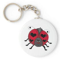 Backyard Buggies · Smiling Ladybug Keychain