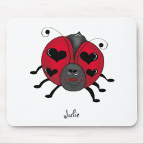 Backyard Buggies · Smiling Ladybug Mousepads