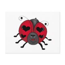 Backyard Buggies · Smiling Ladybug Postcard