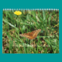 Backyard Butterflies and Moths calendars
