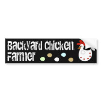 Backyard Chicken Farmer Bumper Stickers