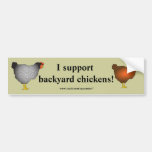 Backyard chickens Bumper Sticker