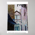 Backyard in Luebeck posters