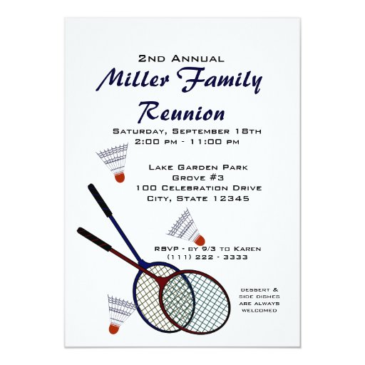 Badminton essays