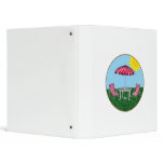 Backyard Summer Relaxing Vinyl Binders