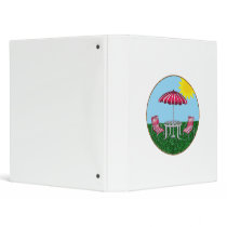 Backyard Summer Relaxing Vinyl Binders