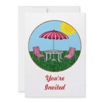 Backyard Summer Relaxing Announcement