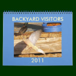 BACKYARD VISITORS calendars