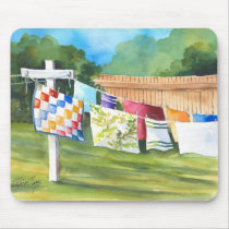 Backyard Washline Mouse Pads