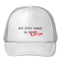 Bacon All You Need Mesh Hats