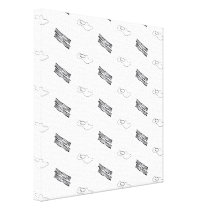 bacon and eggs canvas print