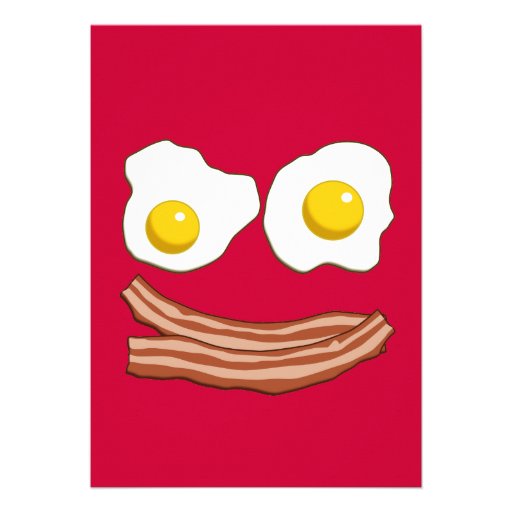 Bacon and Eggs Invitation