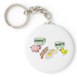 Bacon And Eggs Nightmare Key Chain