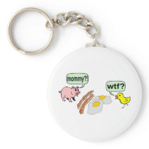 Bacon And Eggs Nightmare Key Chain