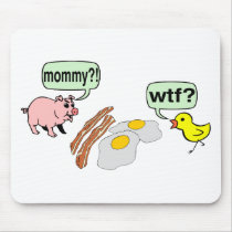 Bacon And Eggs Nightmare Mousepads