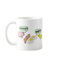 Bacon And Eggs Nightmare Coffee Mugs