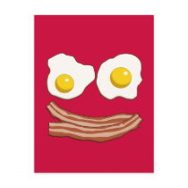 Bacon and Eggs Postcard