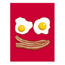 Bacon and Eggs Postcard postcards