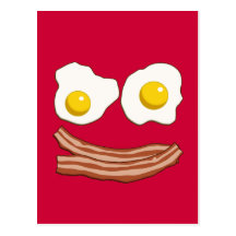 Bacon and Eggs Postcard