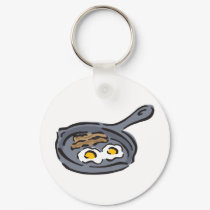 bacon and fried eggs keychains by doonidesigns bacon and fried eggs keychains