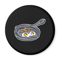 bacon and fried eggs magnets by doonidesigns bacon and fried eggs magnets