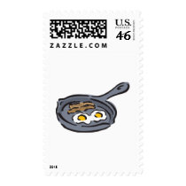 bacon and fried eggs postage by doonidesigns bacon and fried eggs postage