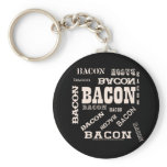 Bacon Bacon Bacon Key Chain